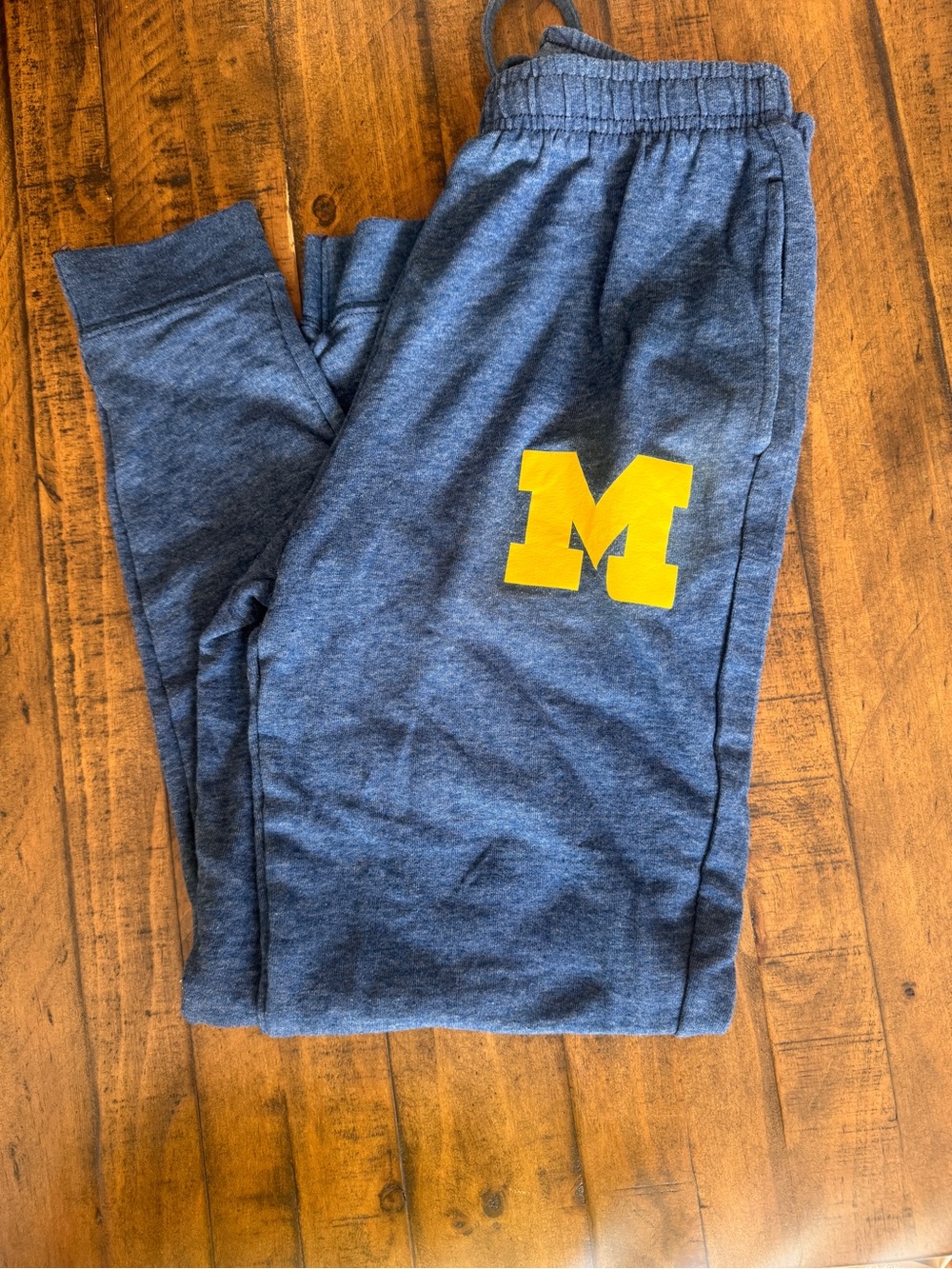 University of Michigan Heather Navy Sweatpants